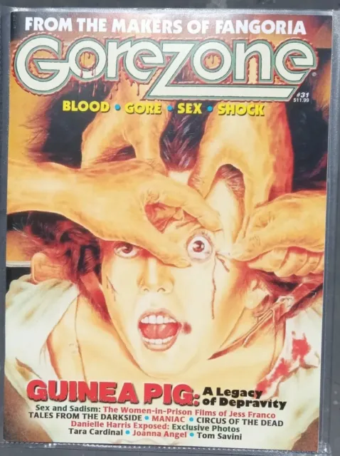 GOREZONE Magazine # 31 Free Shipping USA Gore Zone