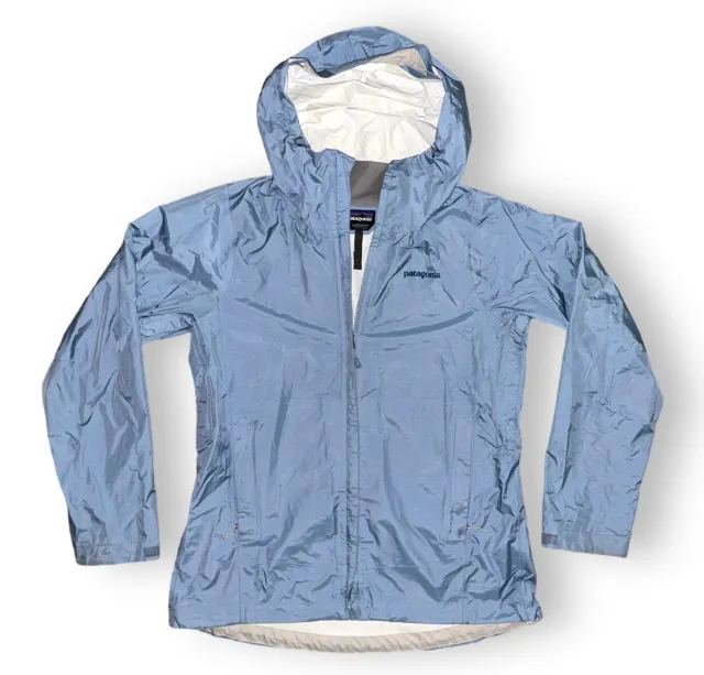 Patagonia Torrentshell Full-Zip Rain Jacket w H2NO-Hood #83806 Women’s L , Blue