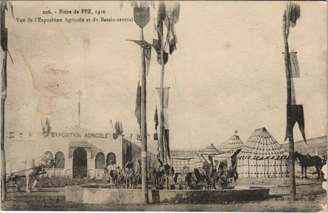 CPA AK MAROC FEZ Vue de I'Exposition Agricole (10198)