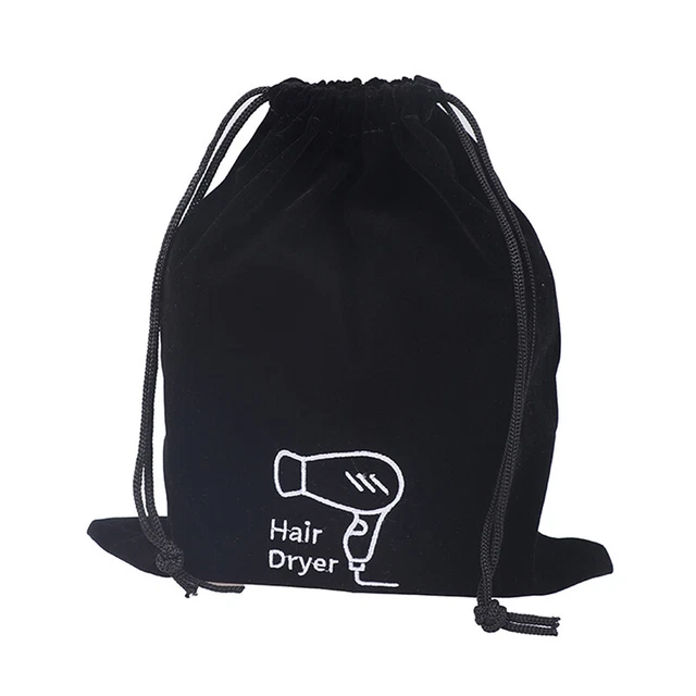 Hair Dryer Drawstring Storage Travel Pouch Hairdryer Organizer Blow Container