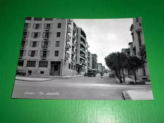 Cartolina Sassari - Via Amendola 1960 ca