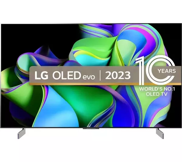 LG OLED42C34LA 42" Smart 4K Ultra HD HDR OLED TV  (SMASHED SCREEN)