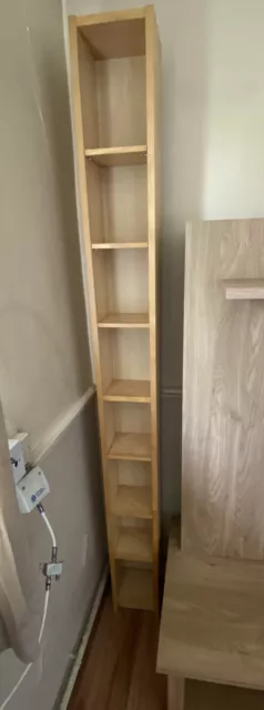IKEA GNEDBY CD DVD Shelving Unit Beech Effect Veneer 8.00