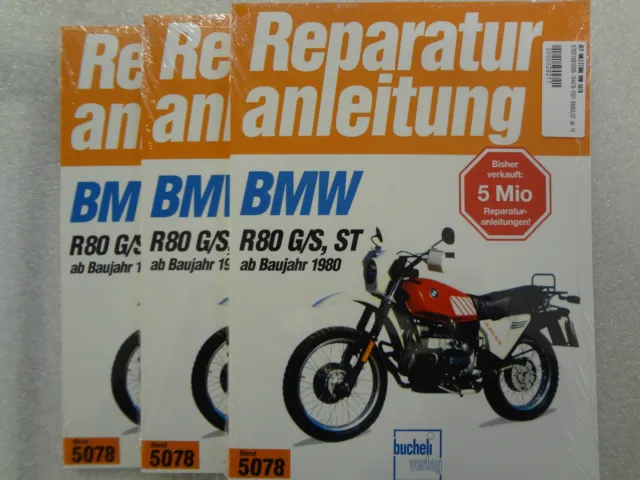 Reparaturanleitung, Werkstatthandbuch, R80 GS, R80 ST ab 1980 , Band 5078