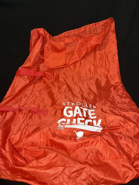 J.L. Childress Gate Check Bag for Standard & Double Strollers Red - Used ONCE