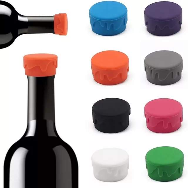 Silicone Beer Cap Stopper Wine Bar Accessories Bottle Sealer Stoppers