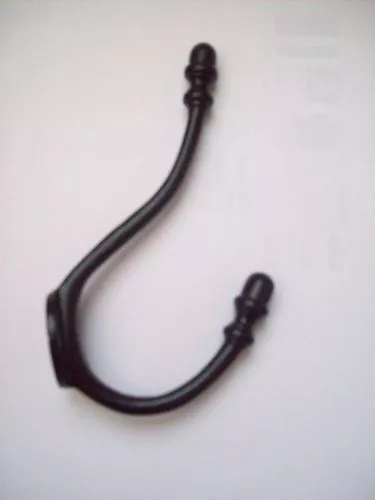 Black Antique Old English Cast Iron Hat And Coat Hooks