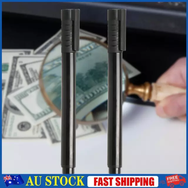 2pcs Currency Detector Pen Graffiti Mini Banknotes Tester Pen for US Dollar Bill
