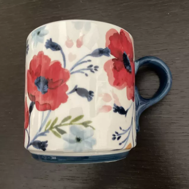 Dolly Parton Red Poppy Floral Design Mugs Ceramic 20oz Coffee Tea