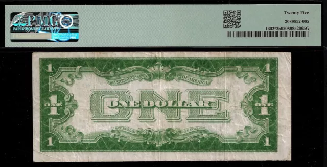 1928B $1 Silver Certificate Star PMG 25 popular blue seal star Fr 1602* 2
