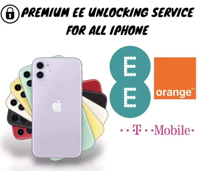 iphone EE Unlocking Service For 6g 5s Se 11 Xr X Xsmax 8+ 7g 8g 12pro 12 13 Mini