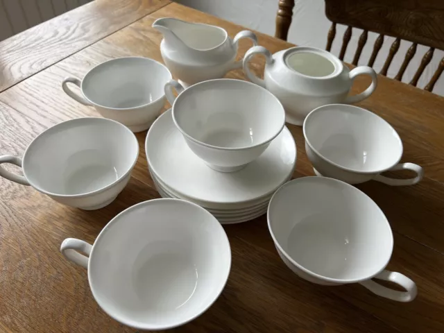 Fine Bone China Tea Set, Cups and Saucer Set Of 6, Tableware Porcelain