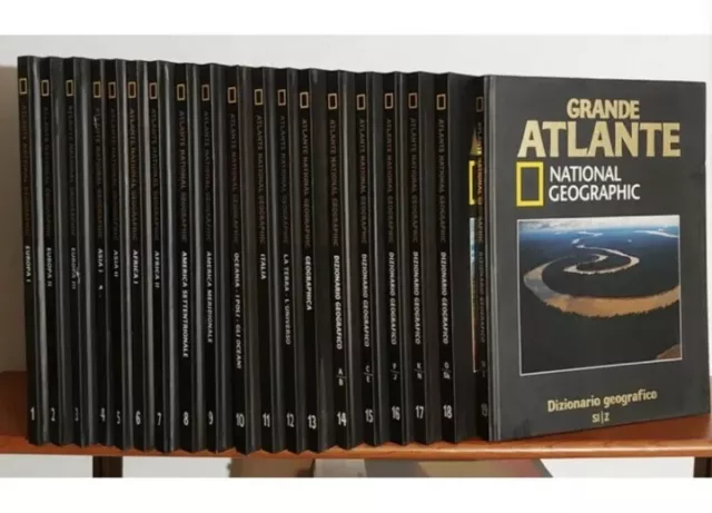 ENCICLOPEDIA GRANDE ATLANTE NATIONAL GEOGRAPHIC 19 volumi  -2006