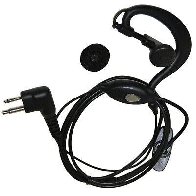 Ptt Microphone pour Motorola Radio DEP 2-Pack HQRP 2Pin Hands Free Écouteur 