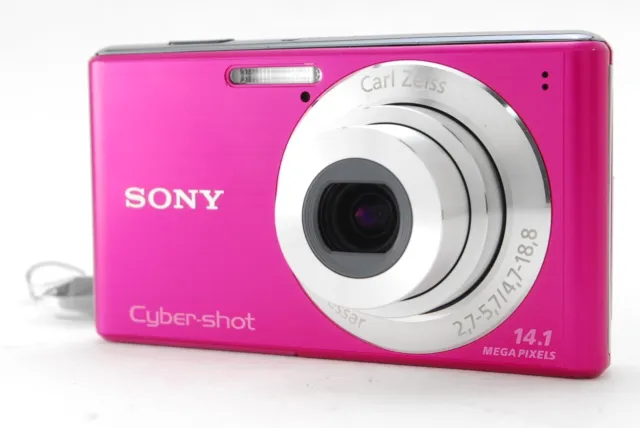 SONY Cyber Shot DSC-W530 Pink 4.0x Zoom Digital Camera JAPAN [Near MINT in Box]