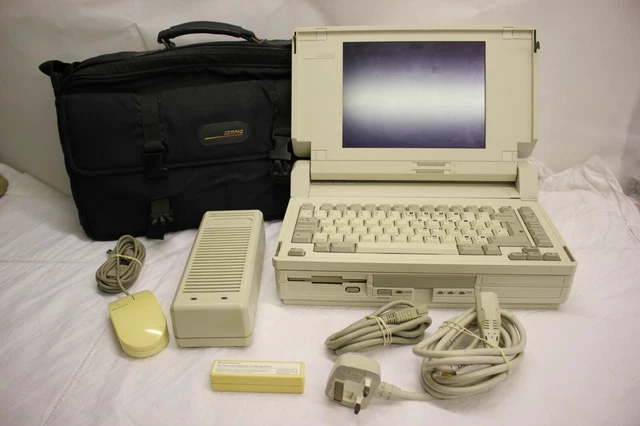 COMPAQ SLT 386S/20 Portable Computer Laptop Vintage Rare With Psu Spare ...