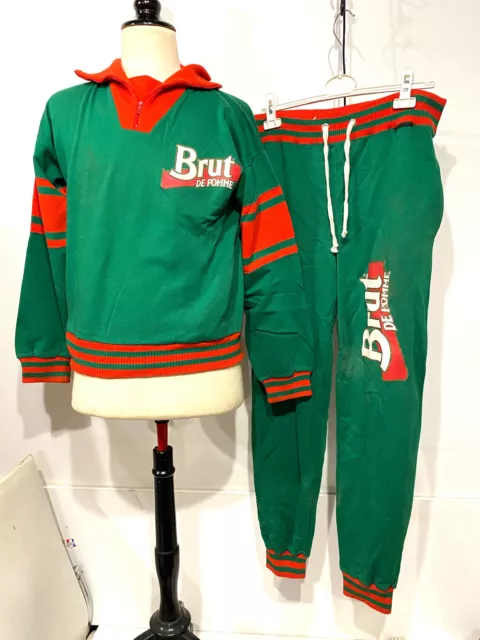 Jc Bouttier Ancien Jogging Publicitaire Brut de pomme Vintage Collection Cinéma