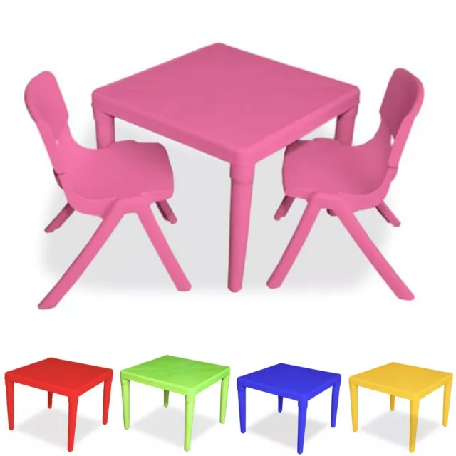 ENSEMBLE TABLE ET chaises en bois pour enfants HYGRAD pour jeux polyvalents  apprendre à manger Royaume-Uni EUR 83,90 - PicClick FR