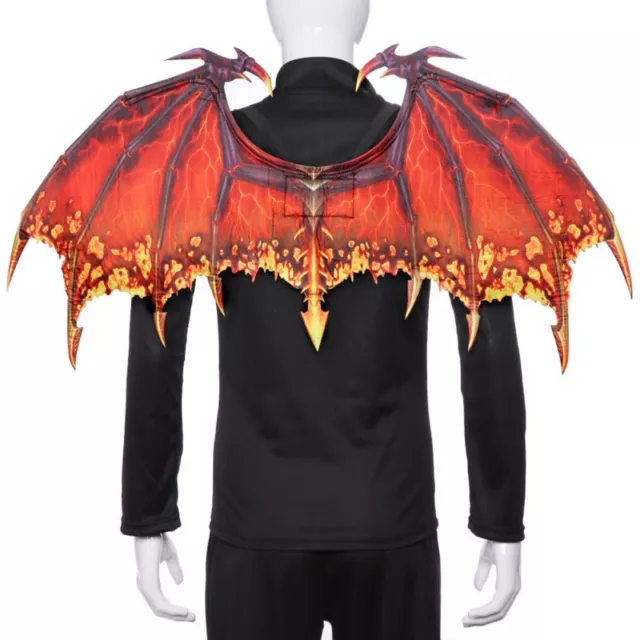Adult Dragon Wing Mask Fancy Halloween Cosplay Mardi Gras Costume Carnival Party 3