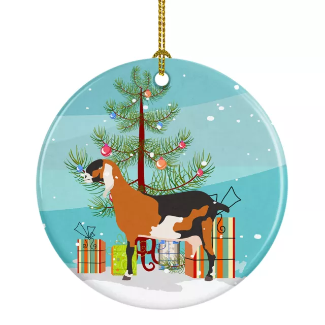Anglo-nubian Nubian Goat Christmas Ceramic Ornament BB9250CO1