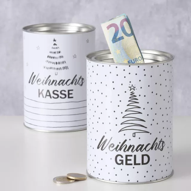 SPARDOSE SPRUCH SPRÜCHE Weihnachtskasse Weihnachtsgeld Geld Geschenk