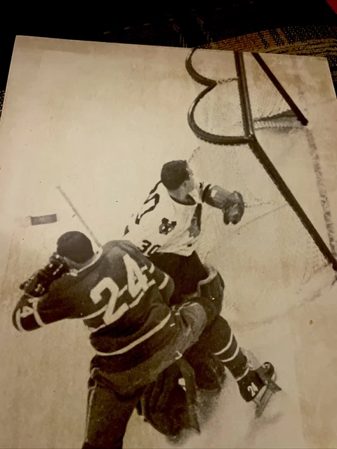 MICKEY REDMOND NHL Hockey Type 1 Photo Chicago Goalie Blackhawks Ahl ...