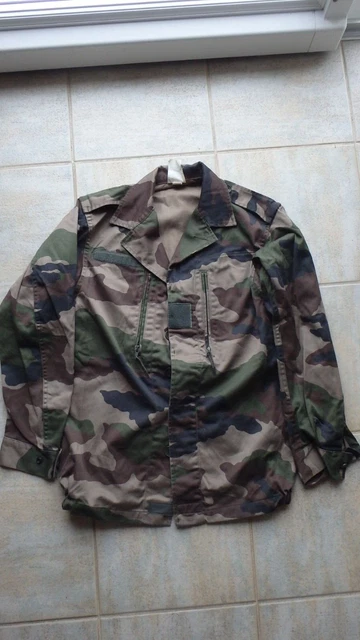VESTE TREILLIS F2 Combat Cam Reglementaire Armee Francaise 88 L EUR 15,00 - PicClick FR