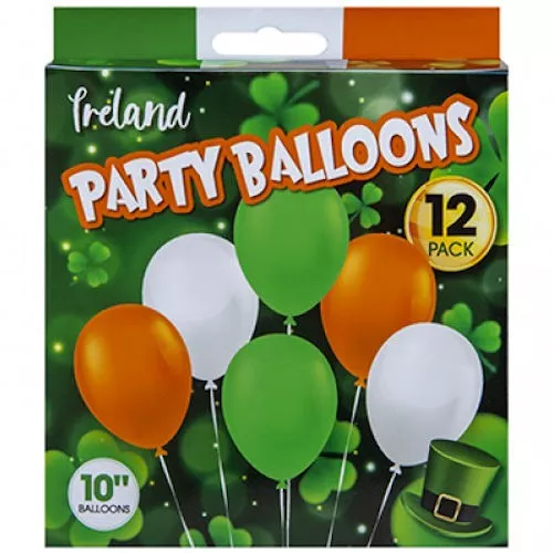 Ireland Balloons - Irish Party St Patricks Day Celebrate Home Decor Latex Theme