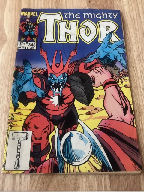 The Mighty Thor #348 Dark and Light Walter Simonson 1984 Marvel Comics