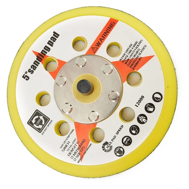 Pad di supporto 1 pz 5 pollici/125 mm diametro gancio e lucidatore anello disco levigatura