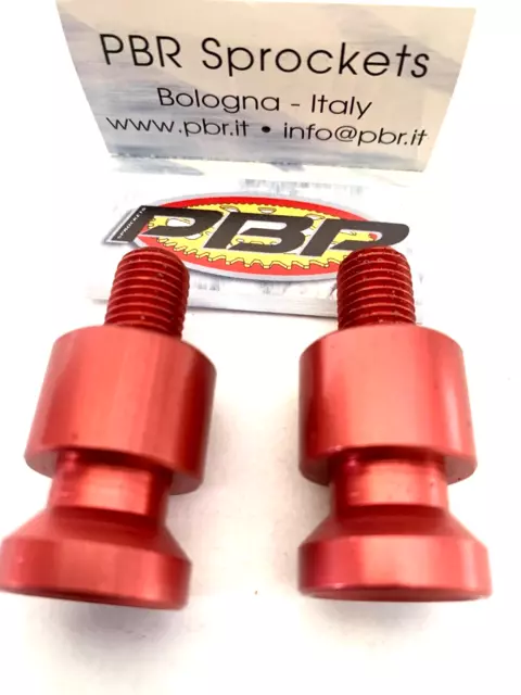 Coppia Nottolini supporti cavalletto M10X1,25  per Kawasaki, PBR