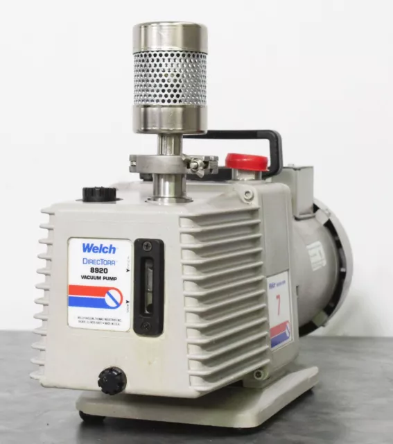 Welch 7 Rotary Vane Vacuum Pump DirecTorr 8920 with Franklin Motor 1/2 HP 115V