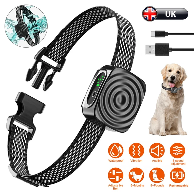 Smart Anti Bark Electric Dog Stop Barking Device Pet Training Collar Control UK