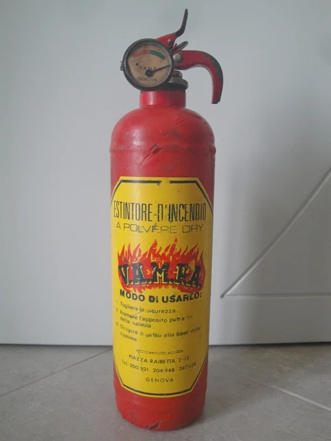 Estintore Portatile Mini Vintage per Auto Storiche d'epoca