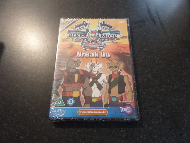 Biker Mice From Mars Break Up DVD Animated Series BRAND NEW AND SEALED L@@K!!