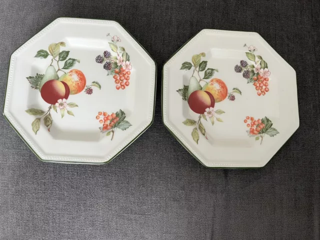 Johnson brothers Fresh Fruit Tea plates  x 2