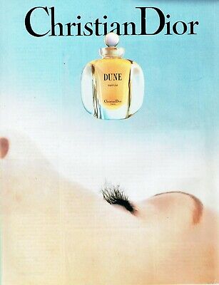 Publicité Papier Parfum "Dune" de Christian Dior de 1992 
