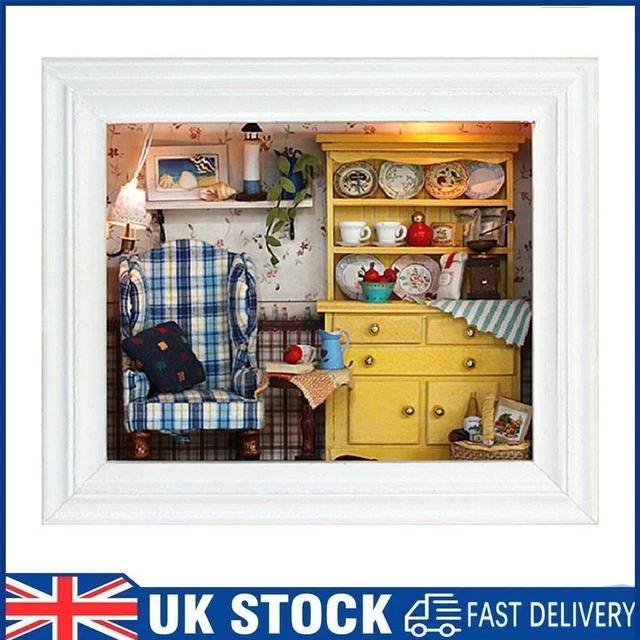 DIY MINI MODEL Room Toy Creative Handmade Dolls House Crafts Home