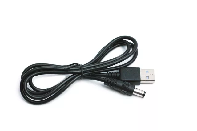 90cm USB 5V Black Charger Power Cable Adaptor for  BM-118A Replacement Charger