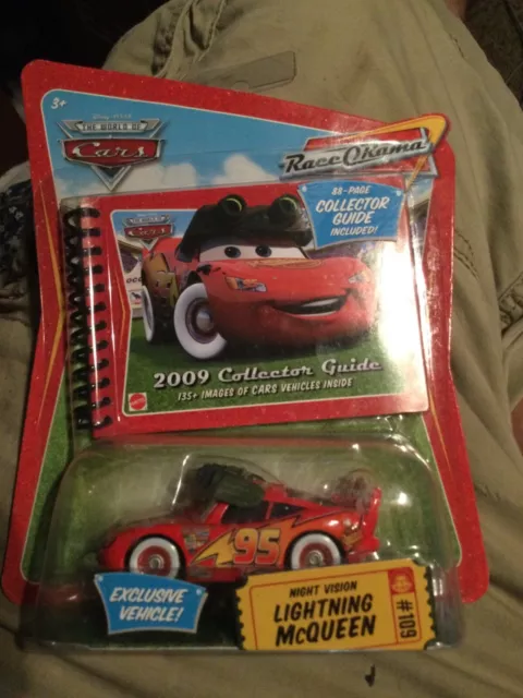 Disney Cars Race-O-Rama Night Vision Lightning McQueen Diecast Car 