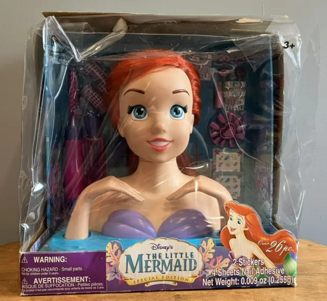 Disney Princess Ariel Styling Head Little Mermaid Special Edition 26 Pcs