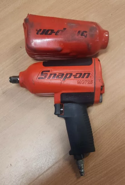 Red Snap-On 1/2” Drive Air Impact Gun, Model Number MG725