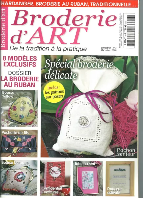 Broderie d'art Nr.4 Sticken der gehobenen Klasse gute Anleitungen in Französisch
