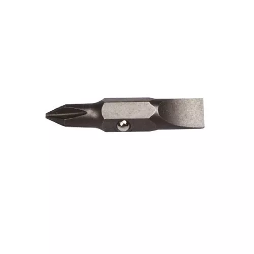 Klein Tools 32398 Replacement Bit, #1 Phillips and 1/4" Slotted (Pack of 2)
