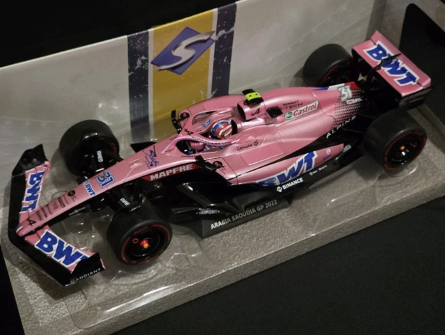 Minichamps Alpine F1 Team 2022 A522 Alonso/Ocon Lot double