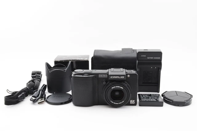 Ricoh Caplio GX100 10.0MP Digital Camera w/Case From Japan [Exc+++] #616A