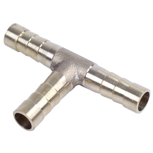 8mm T Form Luft Gas Kraftstoff Wasser Benzin Schreiner Rohr Anschl S3R7