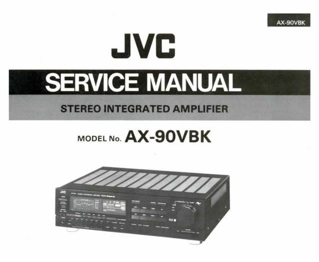 JVC AX5 SCHEMATIC Diagram Service Manual Circuit Diagram Techniques £