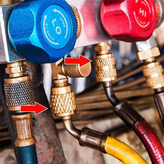 Adattatore ottone R410a convertitore dito buona resistenza alla trazione nuovo e di alta qualità