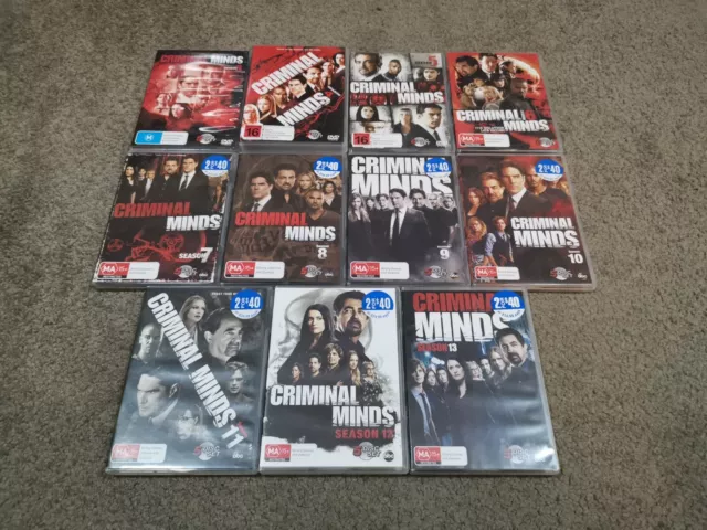 Criminal Minds Seasons 3 - 13 Region 4 DVD
